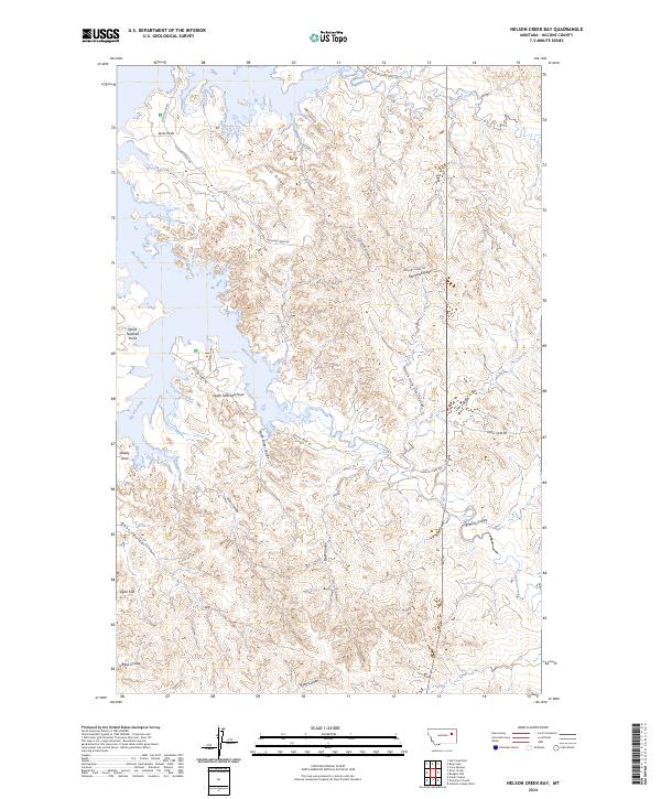 USGS Topographic Map – Nelson Creek Bay