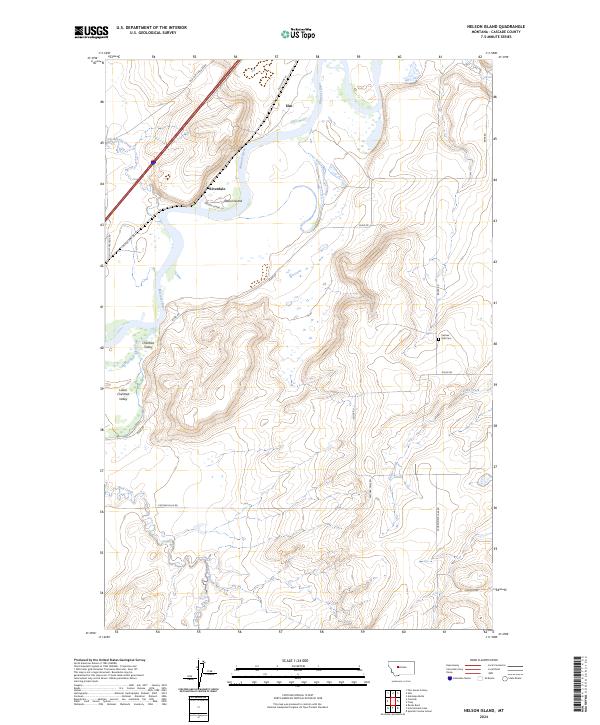 USGS Topographic Map – Nelson Island