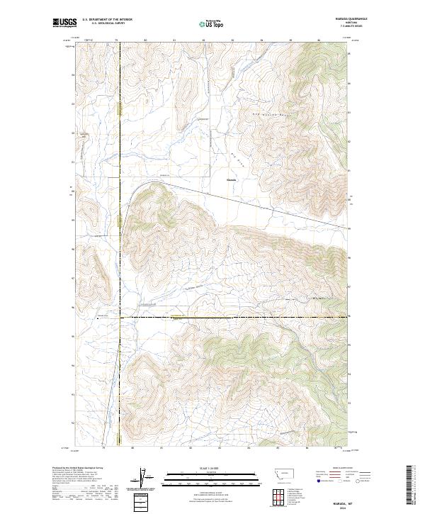 USGS Topographic Map – Niarada