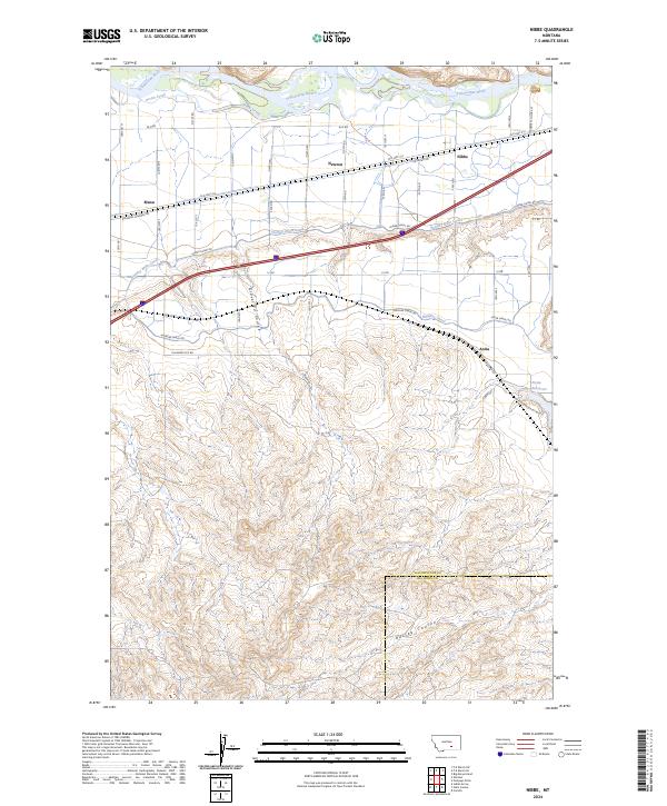 USGS Topographic Map – Nibbe