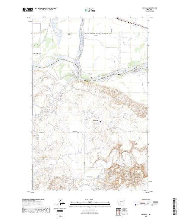 USGS Topographic Map – Nickwall