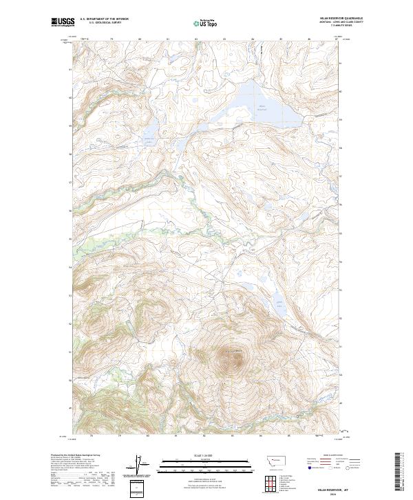 USGS Topographic Map – Nilan Reservoir