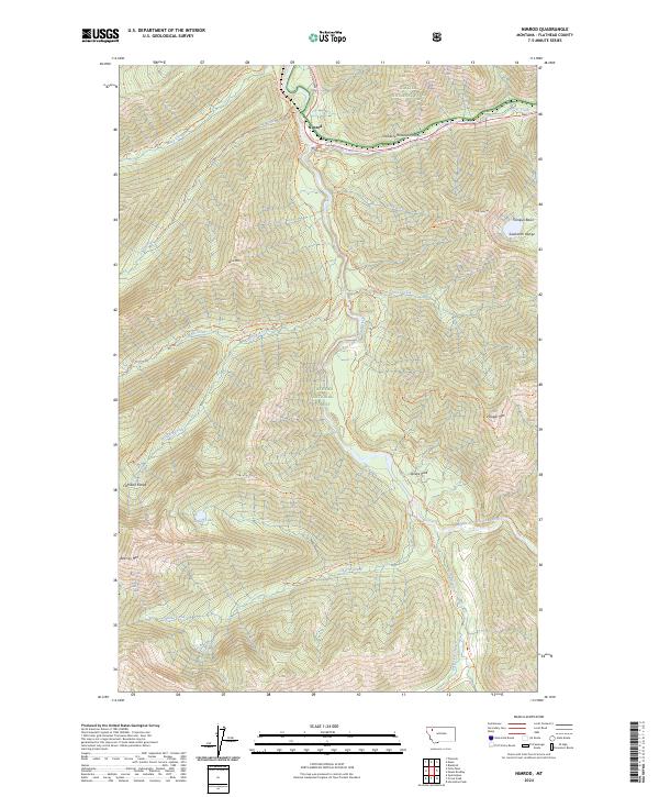 USGS Topographic Map – Nimrod