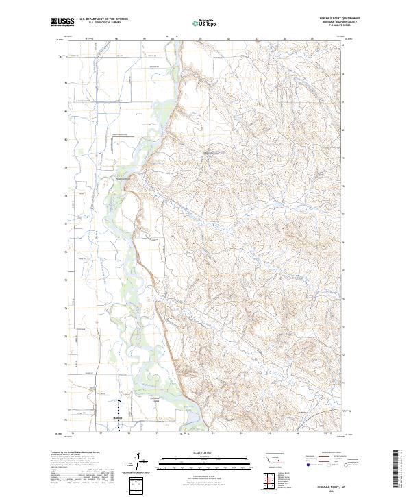 USGS Topographic Map – Ninemile Point