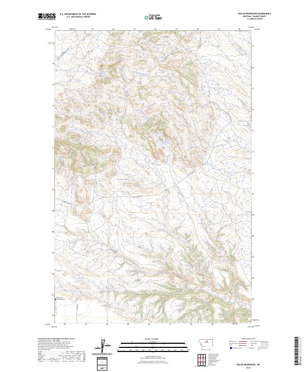 USGS Topographic Map – Nolan Reservoir