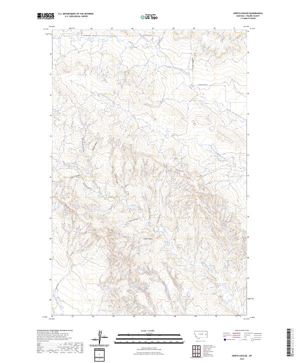 USGS Topographic Map – North Coulee