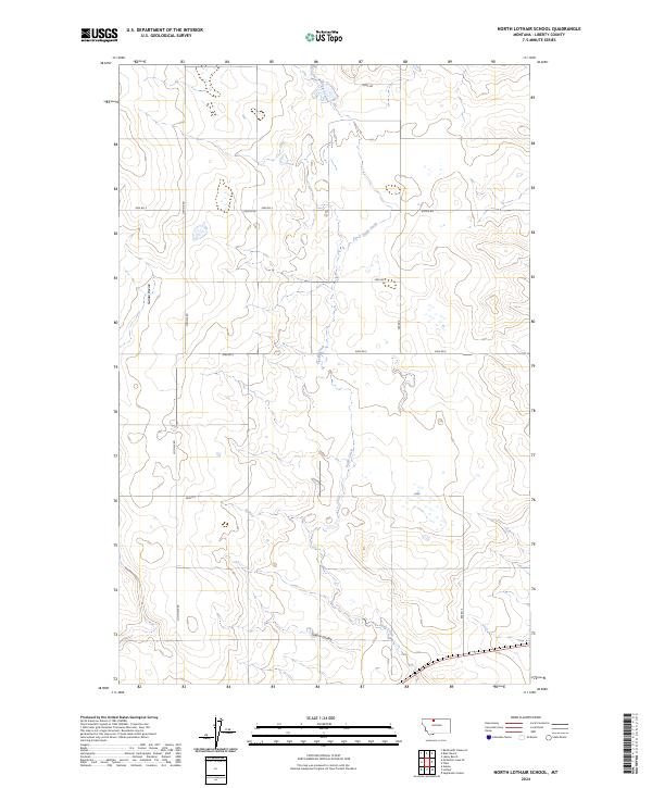 USGS Topographic Map – North Lothair School