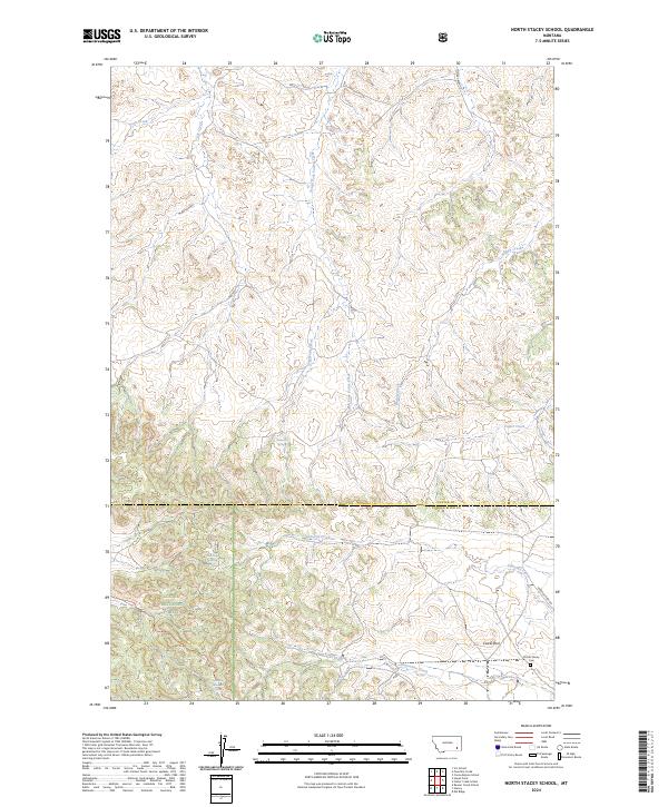 USGS Topographic Map – North Stacey School