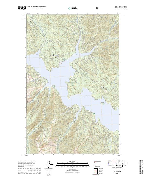 USGS Topographic Map – Nyack SW