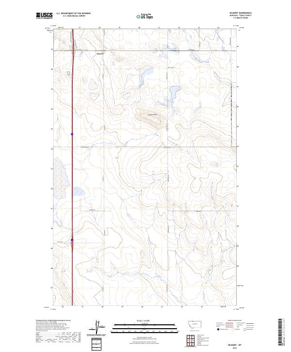 USGS Topographic Map – Oilmont