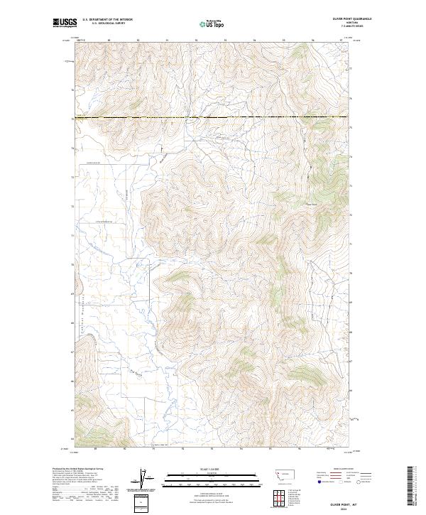 USGS Topographic Map – Oliver Point