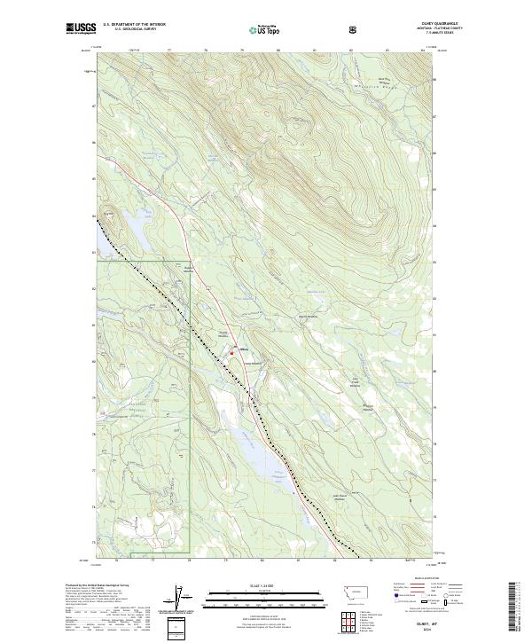 USGS Topographic Map – Olney