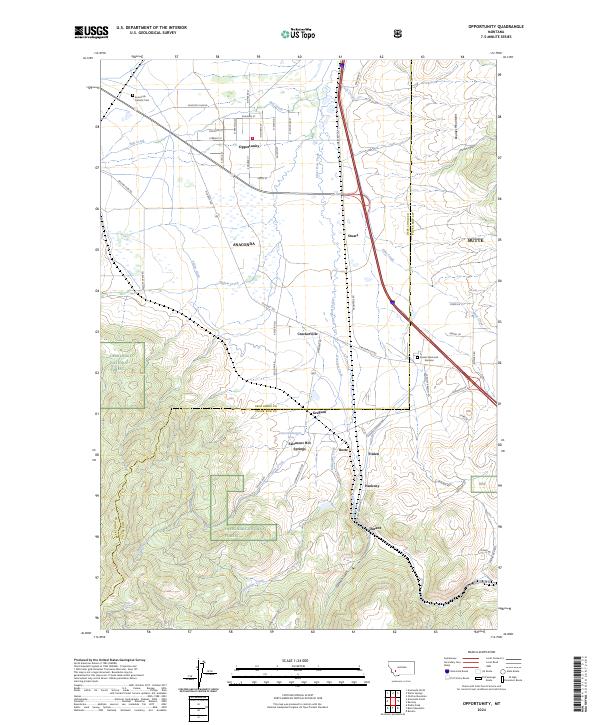 USGS Topographic Map – Opportunity