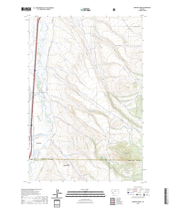 USGS Topographic Map – Orofino Creek