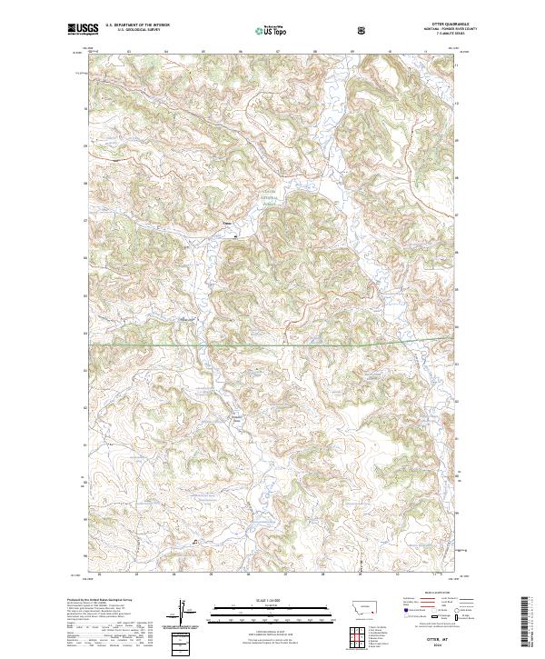 USGS Topographic Map – Otter