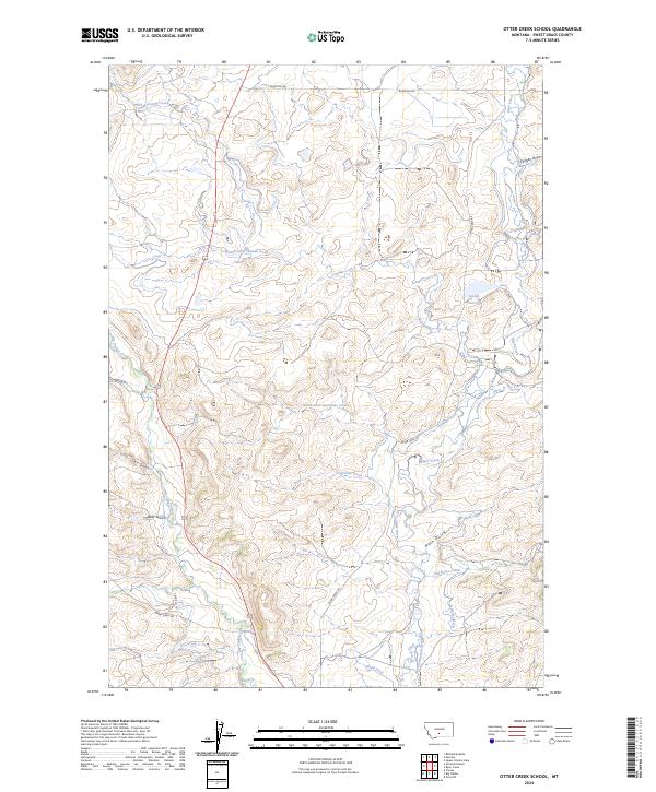 USGS Topographic Map – Otter Creek School