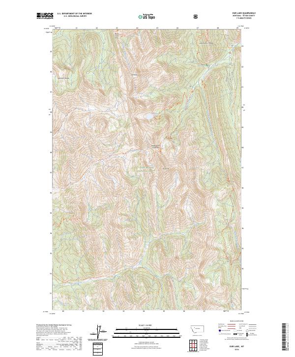 USGS Topographic Map – Our Lake