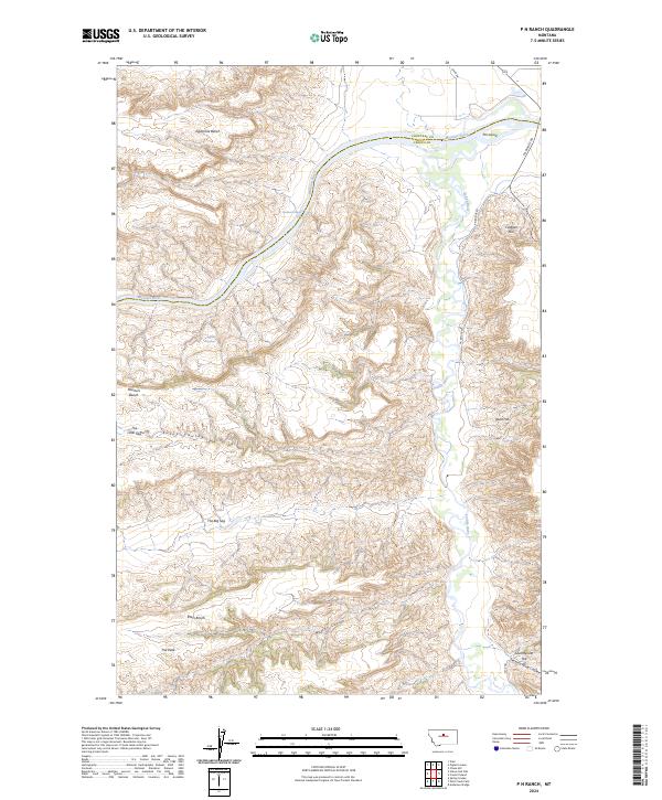 USGS Topographic Map – P N Ranch