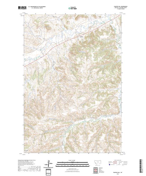USGS Topographic Map – Painted Hill