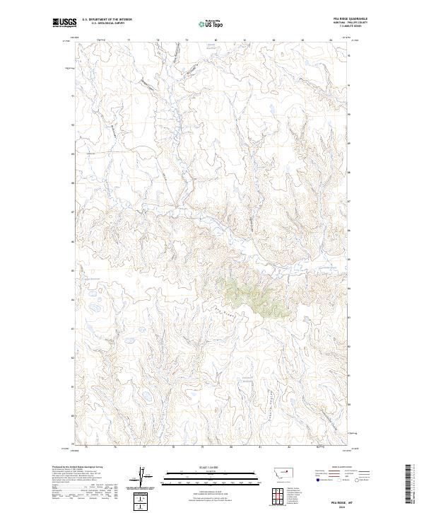 USGS Topographic Map – Pea Ridge