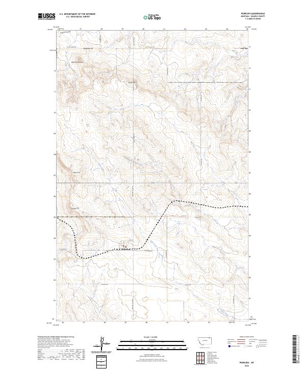 USGS Topographic Map – Peerless