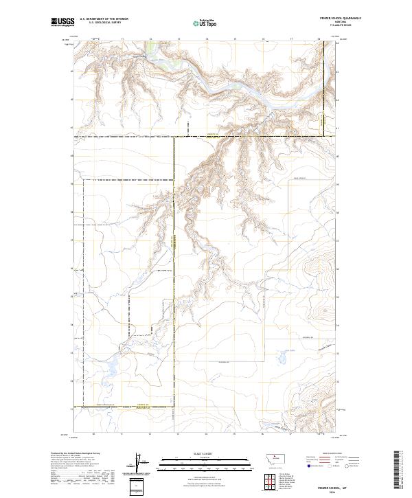 USGS Topographic Map – Penzer School