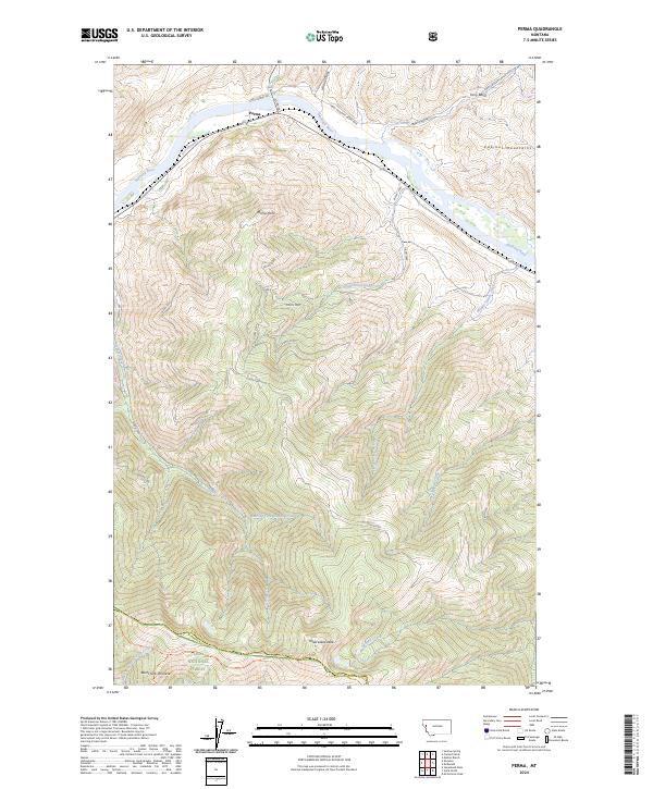 USGS Topographic Map – Perma