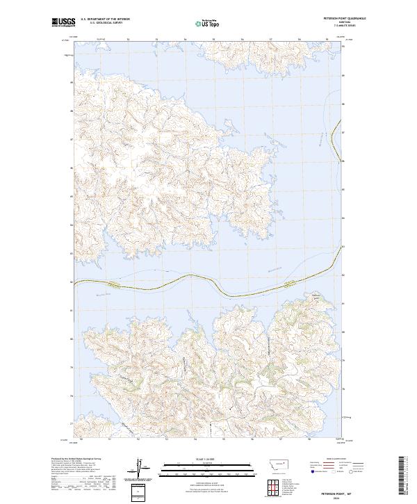 USGS Topographic Map – Peterson Point