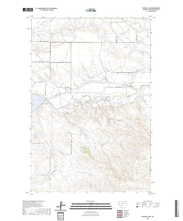 USGS Topographic Map – Petrolia Lake