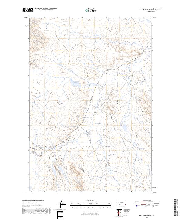 USGS Topographic Map – Phillippi Reservoir