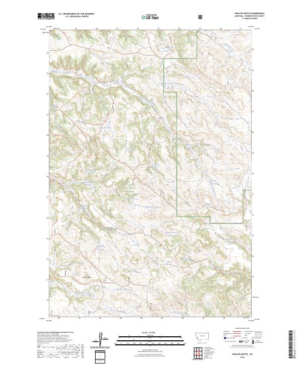 USGS Topographic Map – Phillips Butte
