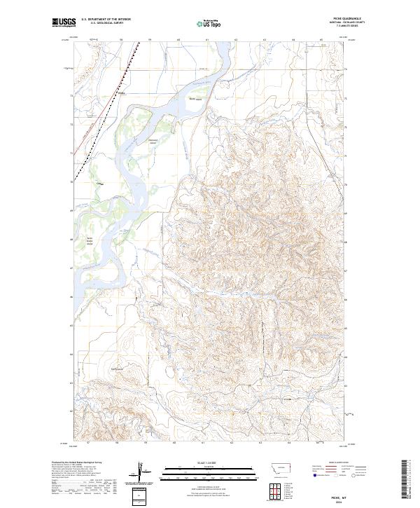 USGS Topographic Map – Piche