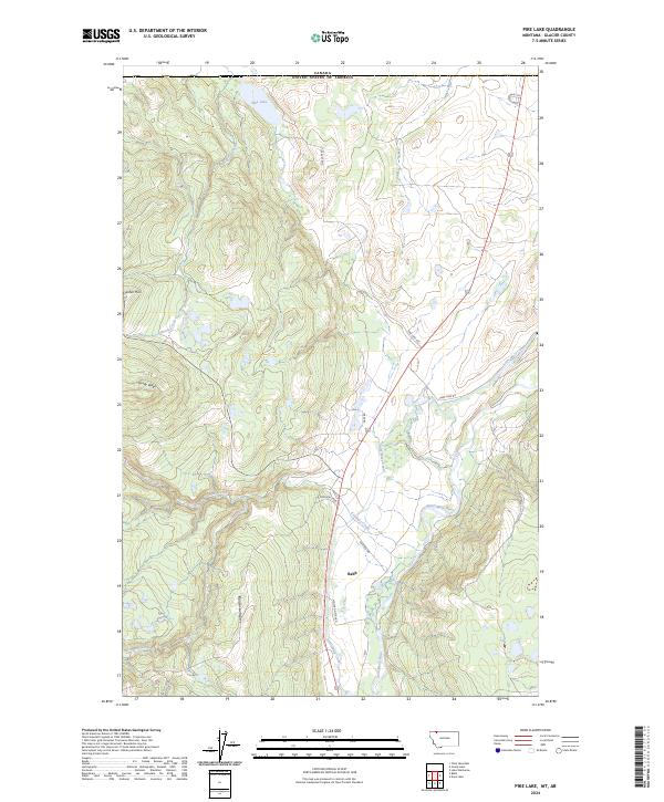 USGS Topographic Map – Pike Lake