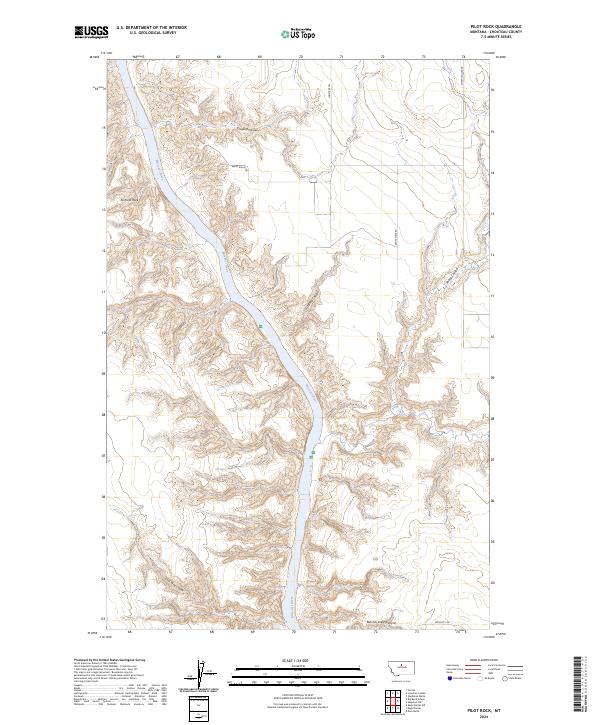 USGS Topographic Map – Pilot Rock