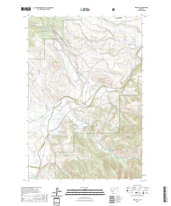 USGS Topographic Map – Pine Hill