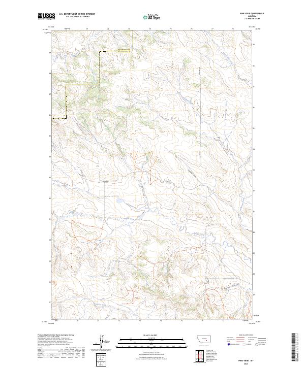 USGS Topographic Map – Pine View