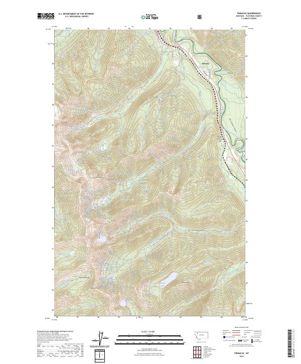USGS Topographic Map – Pinnacle