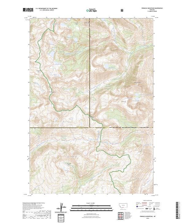 USGS Topographic Map – Pinnacle Mountain
