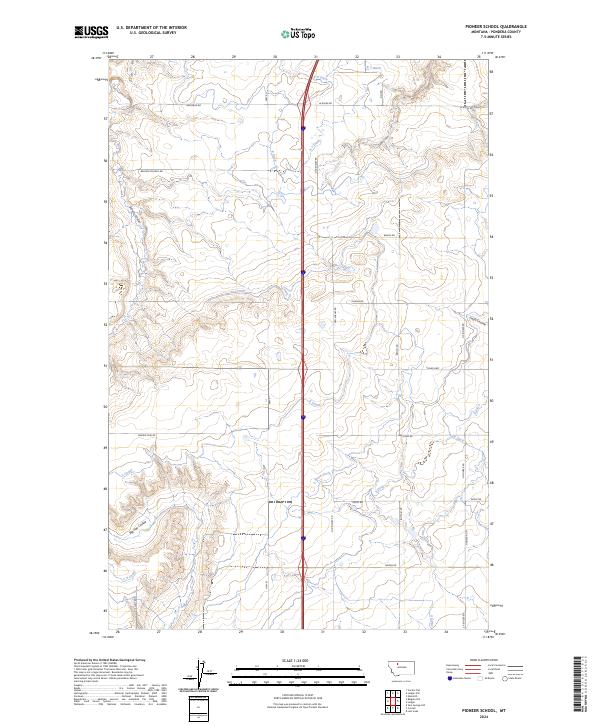 USGS Topographic Map – Pioneer School