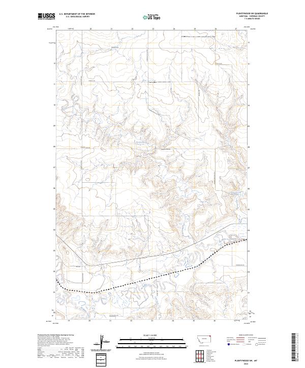 USGS Topographic Map – Plentywood SW
