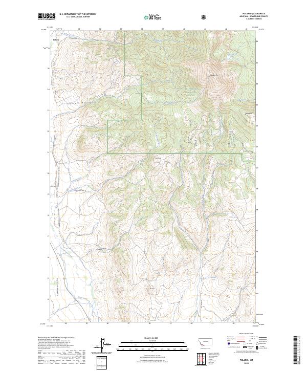 USGS Topographic Map – Polaris