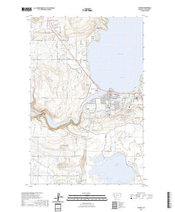USGS Topographic Map – Polson