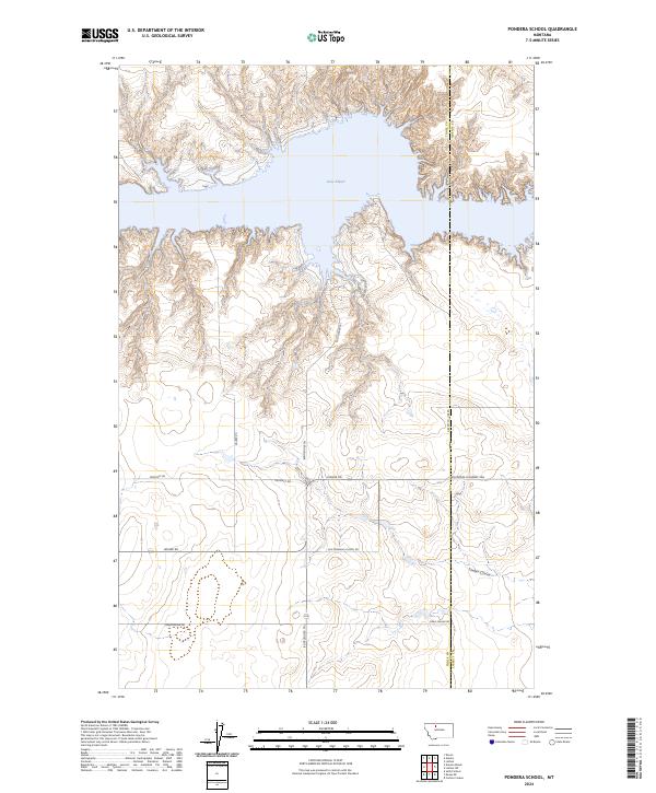 USGS Topographic Map – Pondera School
