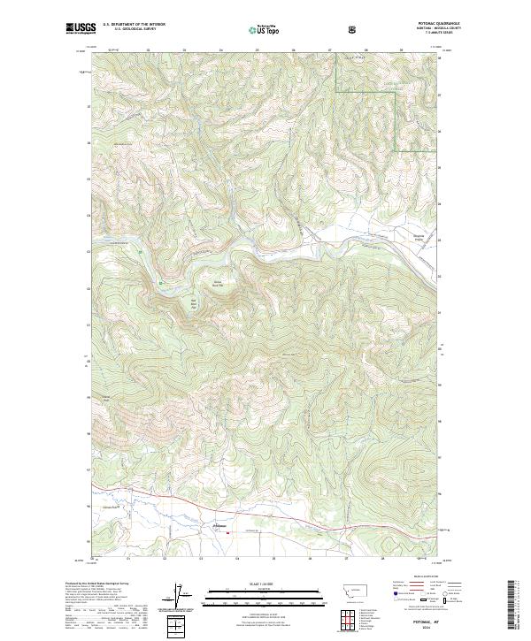 USGS Topographic Map – Potomac