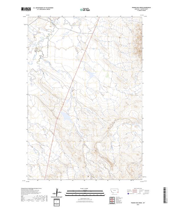 USGS Topographic Map – Prairie Dog Creek