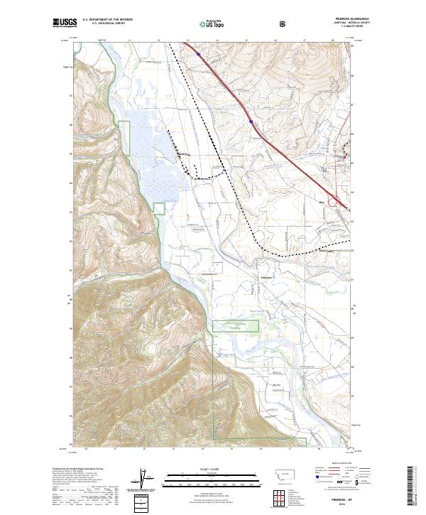 USGS Topographic Map – Primrose
