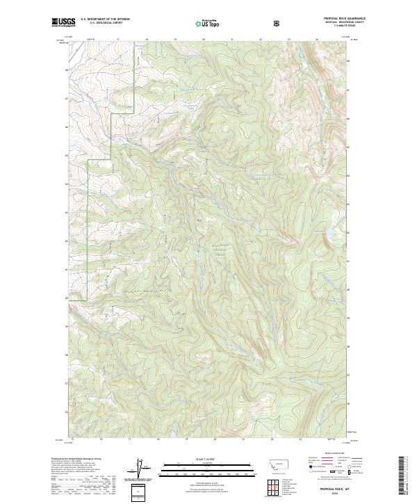 USGS Topographic Map – Proposal Rock