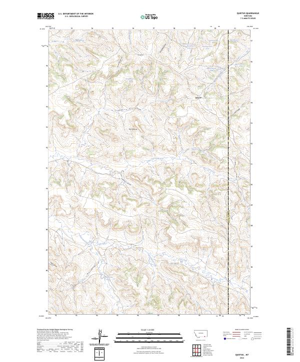 USGS Topographic Map – Quietus
