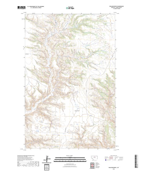 USGS Topographic Map – Ragland Bench