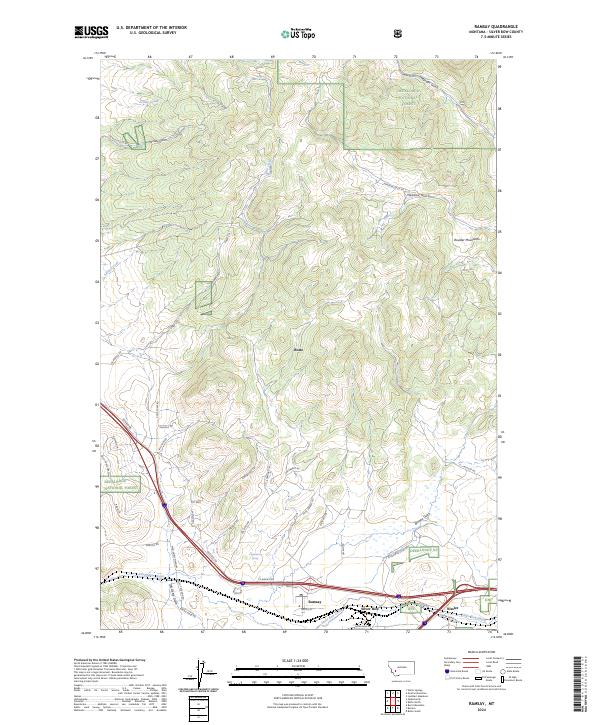 USGS Topographic Map – Ramsay